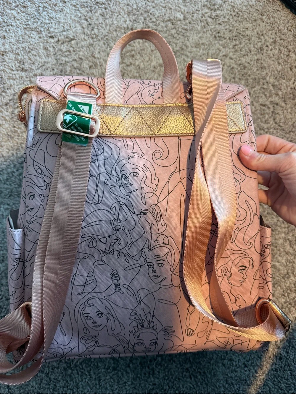 Freshly Picked Mini Classic Diaper Bag Disney Princess NWT